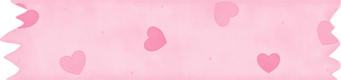 Pink Heart Washi Tape