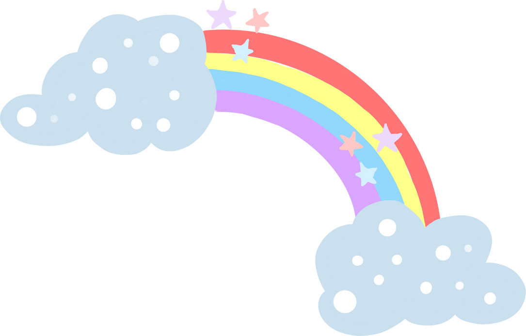 Cute Rainbow Illustration  